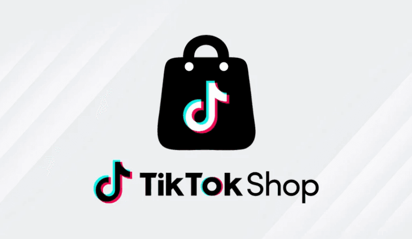 TikTok Shop interface showing social commerce features and analytics dashboard